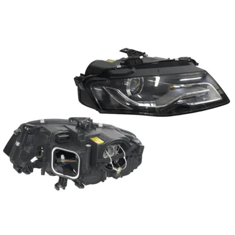 Audi A4 B8 Right Headlight, Built 4/2008 to 5/2012, Aftermarket, Part 61636