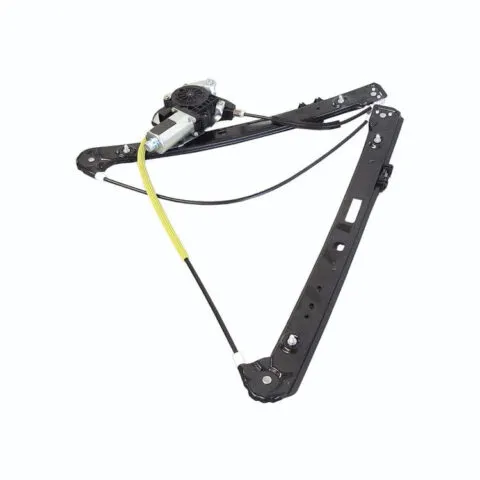 BMW 3 Series E46 Sedan Left Front Window Regulator, Electric with Motor, Built 9/1998 to 2/2005