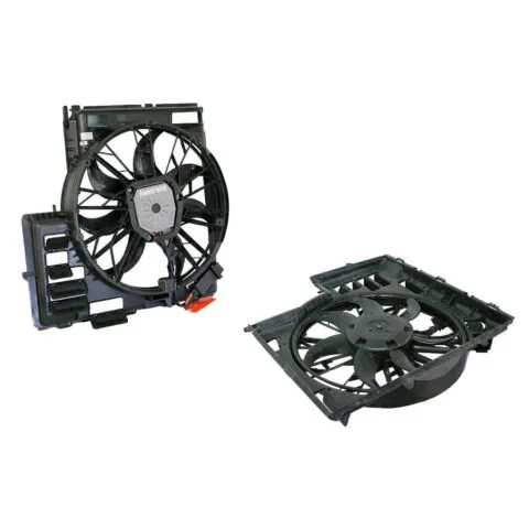 BMW X5 E53 Wagon Radiator Fan Assembly, Built 11/2003 to 2/2007