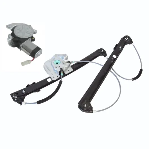 BMW X5 E53 Right Front Window Regulator, Electric with Motor, Built 11/2000 to 3/2007