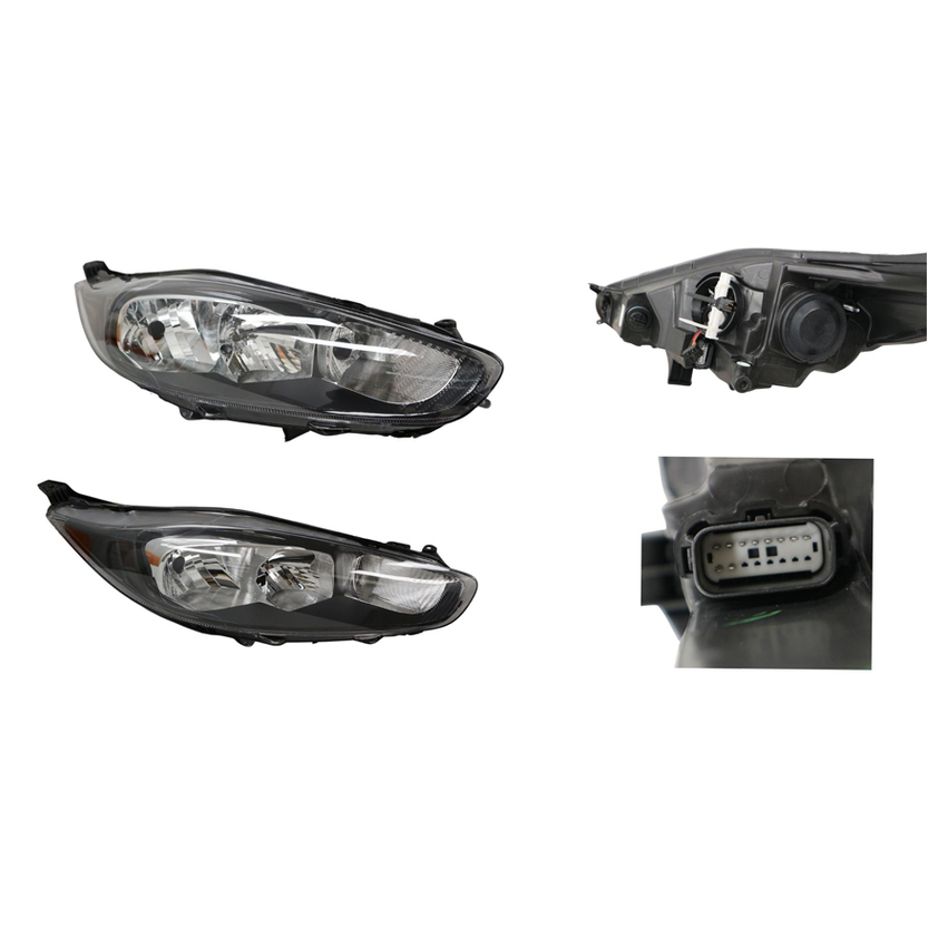 Ford Fiesta WZ Right Headlight, Built 8/2013 to 2/2020, Part 61606