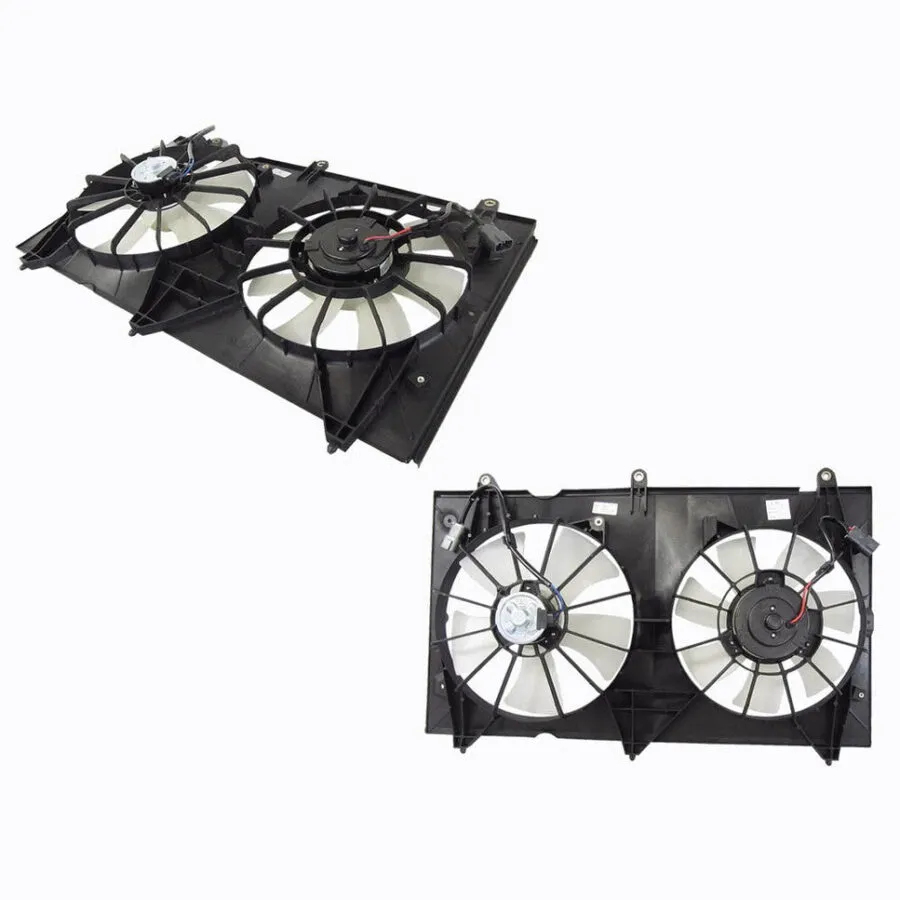 Honda Accord CM Sedan Radiator Fan Assembly, Built 11/2002 to 2/2008