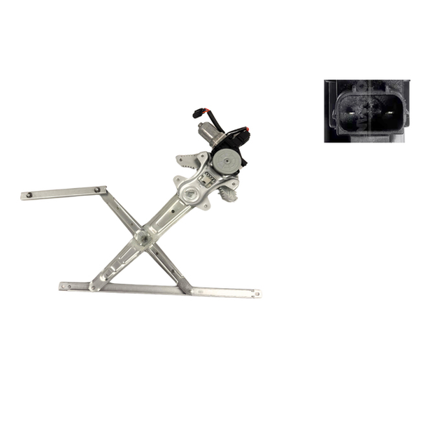 Honda CR-V RM Left Front Window Regulator, Electric with Motor, Built 11/2012 to 10/2014