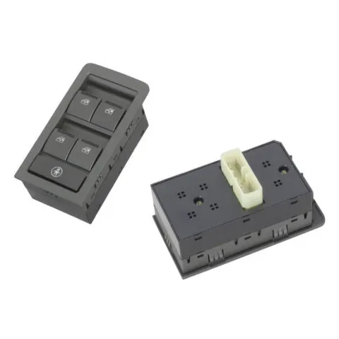 Holden Commodore VY VZ Window Switch, 4 Button Grey Base, Built 9/2002 to 9/2007
