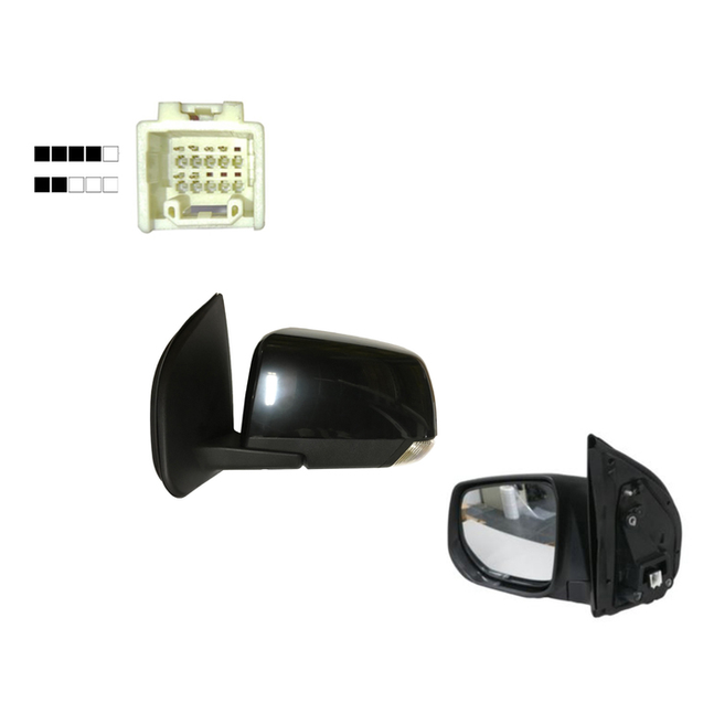Holden Colorado RG Left Front Door Mirror, Built 6/2012 to 9/2016, Part 60455