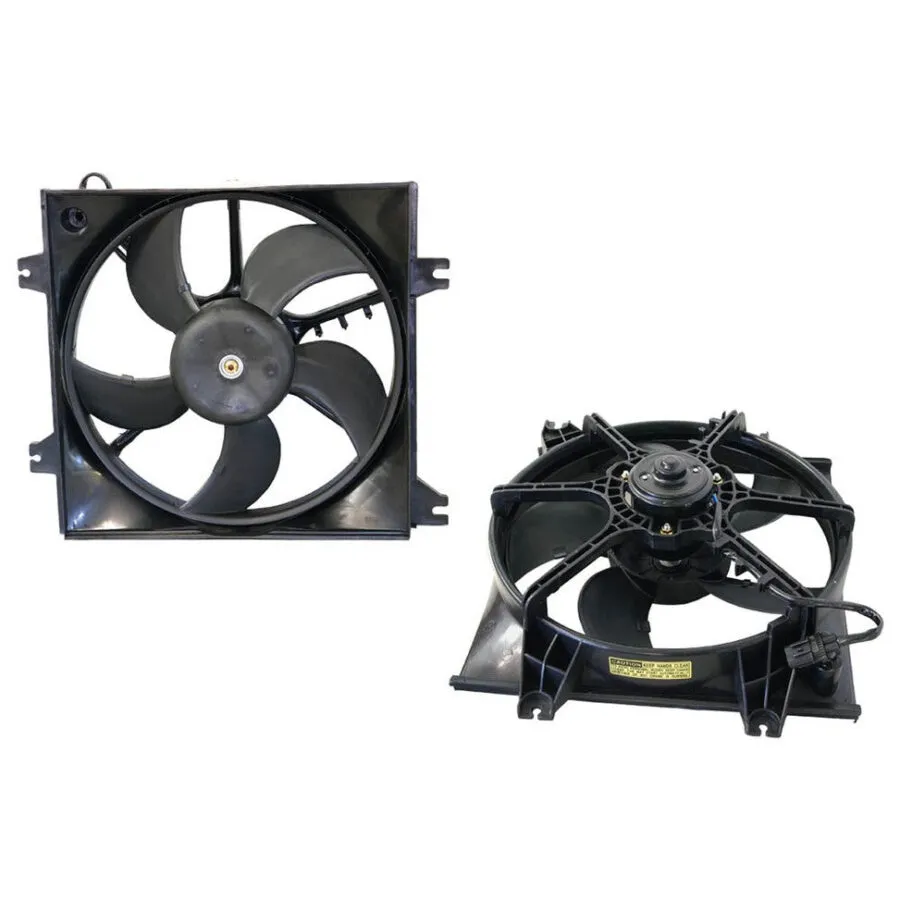 Hyundai Accent LC Radiator Fan Assembly, Built 6/2000 to 2/2003