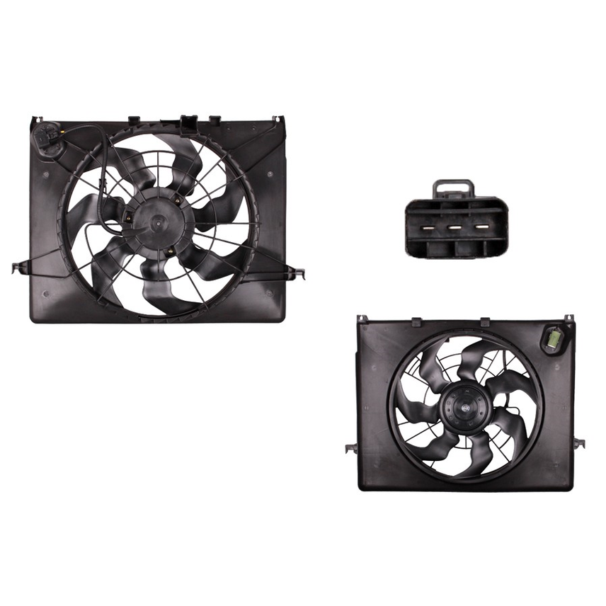 Hyundai i45 YF Radiator Fan Assembly, Built 5/2010 to 1/2013