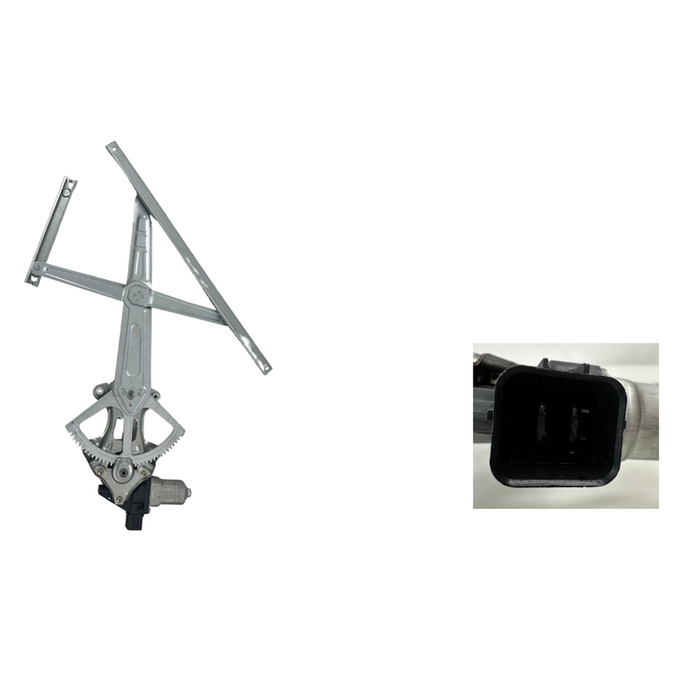 Isuzu D-Max Right Front Window Regulator, Electric with Motor, Built 6/2012 to 1/2017, Part 62641