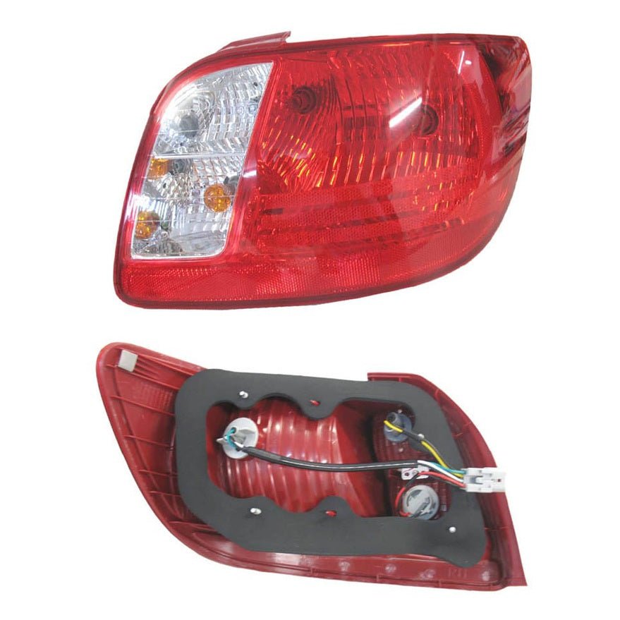 Kia Rio JB Sedan Left Tail Light, Built 5/2005 to 6/2011