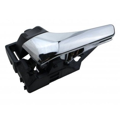 Toyota Hilux Left Front Inner Door Handle Chrome, Black Lock Button Type, Built 5/2015 to 11/2025