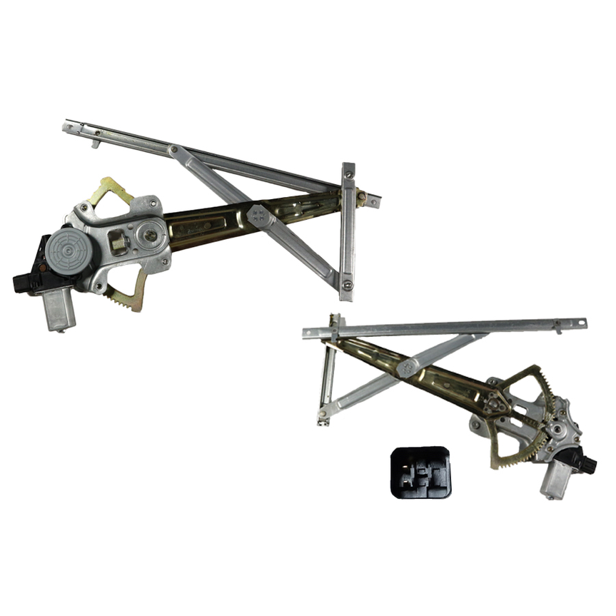 Mitsubishi Outlander ZG ZH Left Front Window Regulator, Electric with Motor, Built 11/2006 to 10/2009