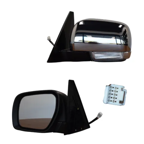 Mitsubishi Pajero NS NT NW NX Left Front Door Mirror, Built 7/2006 to 9/2011, Part 60569