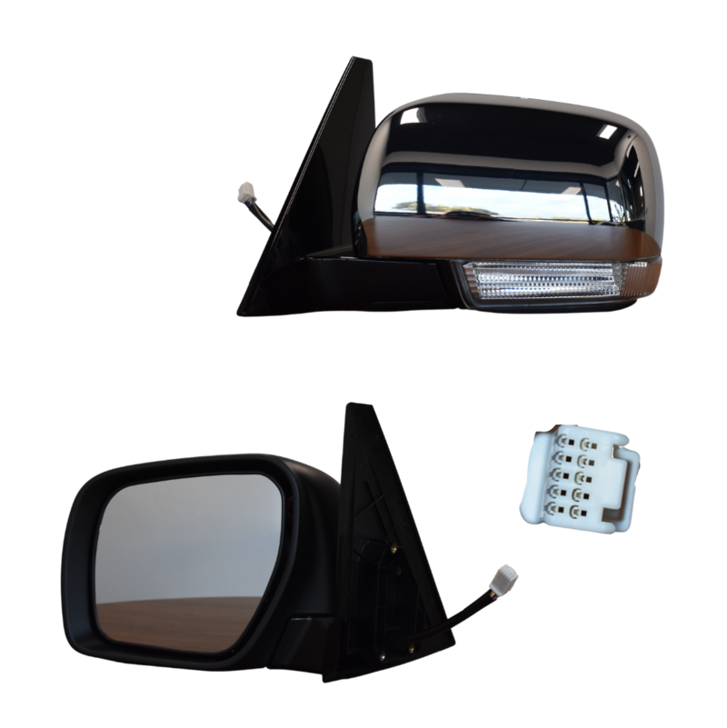 Mitsubishi Pajero NS NT NW NX Left Front Door Mirror, Built 7/2006 to 9/2011, Part 60569