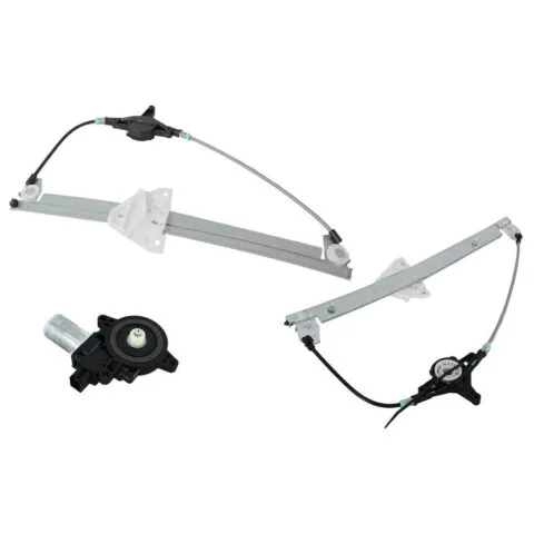 Mazda 2 DE Left Front Window Regulator, Electric with Motor, Built 8/2007 to 9/2014