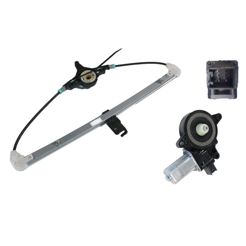 Mazda 3 BL Left Rear Window Regulator, Electric with Motor, Built 4/2009 to 12/2013