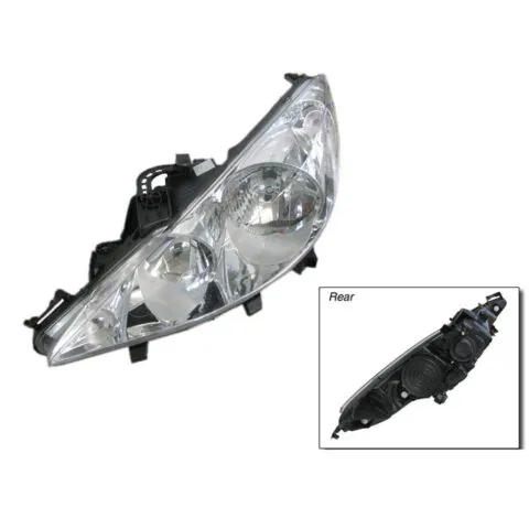Peugeot 207 A7 Left Headlight, Built 7/2007 to 11/2009, Part 12368