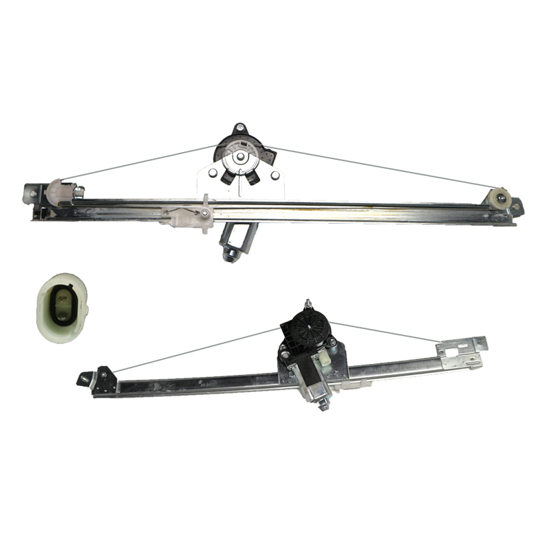 Renault Trafic X83 Left Front Window Regulator, Electric with Motor, Built 4/2004 to 12/2014