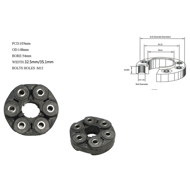 Ford Territory SZ Tail Shaft Coupling, Built 6/2011 to 10/2016