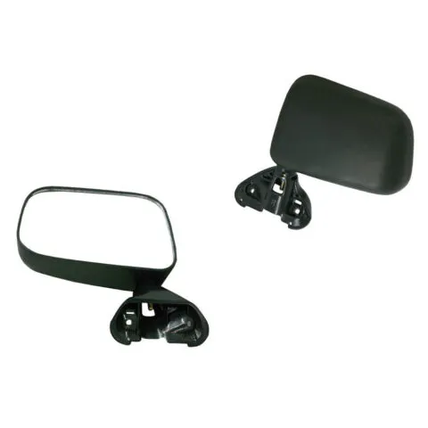 Toyota Hilux 2WD 4WD Left Front Door Mirror Black, Skin Mount Type, Built 10/1988 to 2/2005