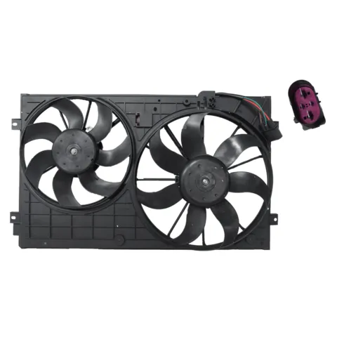 Volkswagen Golf 6th Radiator Fan Assembly, Built 2/2009 to 3/2013