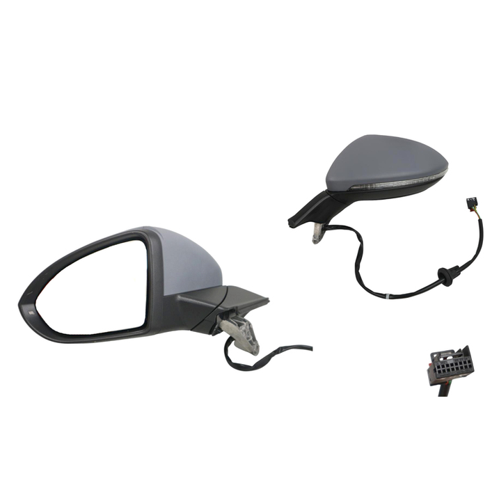 Volkswagen Golf 7th Left Front Door Mirror, Built 4/2013 to 7/2017, Part 60600