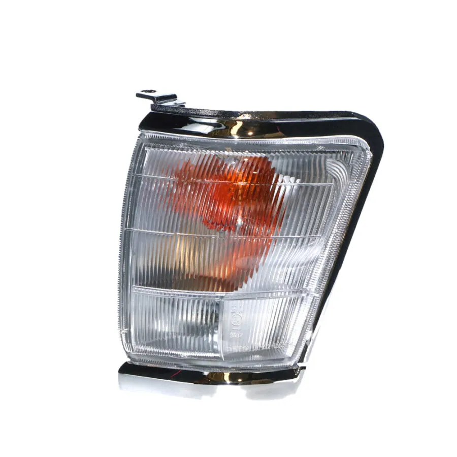 Toyota Hilux Left Front Corner Light, Chrome, Built 8/1997 to 9/2001